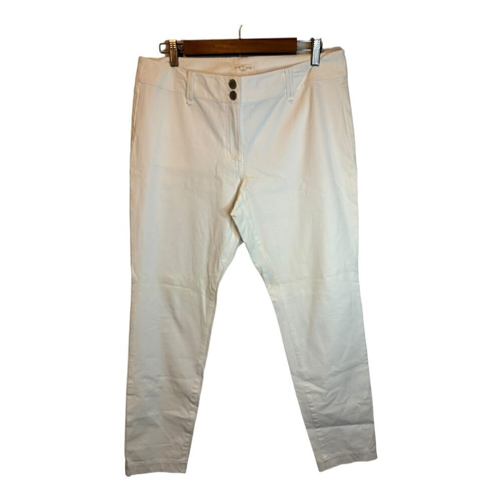 Eileen Fisher  system Pants Women's Size 12 Office Business‎ White